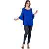 Womens Bell Sleeve Loose Fit Tunic Top - 24seven Comfort Apparel™ - 2 of 4