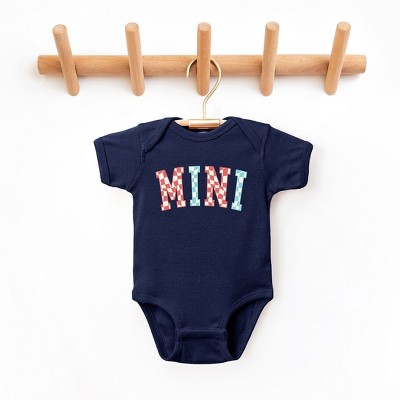 The Juniper Shop Mini Wavy Checkered Baby Bodysuit