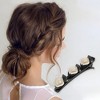 Unique Bargains Women's Classic Square Hair Clips 4.13"x0.71"x1.18" Beige 1 Pc - 2 of 3