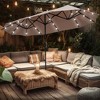 Ainfox 13ft Market Umbrella With 36 Led Lights - 3 of 4