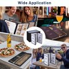 WeChef 30 Pcs Restaurant Menu Covers Trifold for 8.5x14" 3 Page 6 View & 4.25x14" Half Page for Wine List Drink cafe Bar - 2 of 4