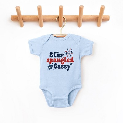 The Juniper Shop Star Spangled Firework Baby Bodysuit