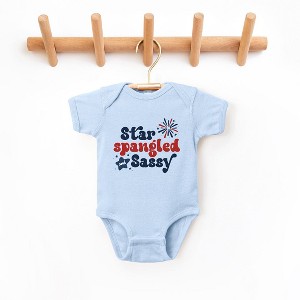 The Juniper Shop Star Spangled Firework Baby Bodysuit - 1 of 2