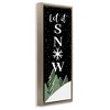 Stupell Industries Let It Snow Winter Scene, 11" x 25" - 3 of 4