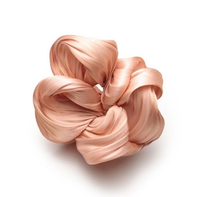 Kitsch Textured Dinner Scrunchie - Peach