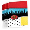 Big Dot of Happiness Bam Superhero - Baby Shower or Birthday Party Thank You Cards (8 Count) - 2 of 4