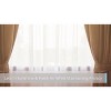 HLC.ME Tab Top Window Curtain Sheer Voile Panels for Living room & Bedroom, Set of 2 - 4 of 4