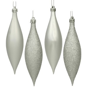 Vickerman Four-Finish Finial Drop Christmas Ornament - 1 of 3