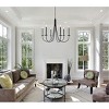 Elegant Lighting Cohen 42 inch pendant in black - image 2 of 4