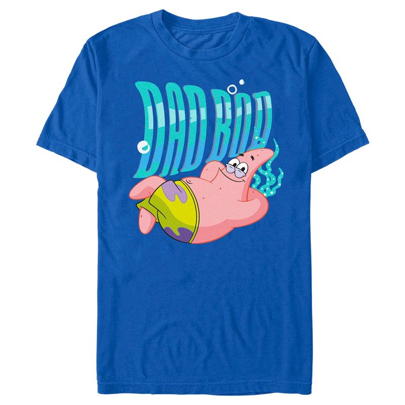 Men's SpongeBob SquarePants Patrick Dad Bod T-Shirt, 1 of 5