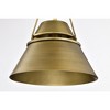 Nuvo Lighting Adina 1 - Light Pendant in  Natural Brass - 4 of 4