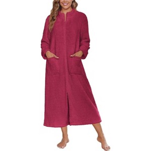 long sleeve house dresses Gold Button House Dress- Short or Long Sleeve! - L / Long Sleeve