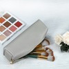 Unique Bargains Travel PU Leather Small Rectangular Makeup Brush Bag - 2 of 4