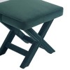 Manhattan Comfort Abigail Velvet Upholstered Ottoman - 3 of 4