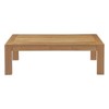 Modway Upland Outdoor Patio Wood Coffee Table - 2 of 4