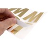 Letter Stickers - 74-Count Gold Foil Alphabet Sticker, Self Adhesive Decorative Sticker for Kids Art & Craft, DIY, Scrapbook, 2x2.5" - image 3 of 4