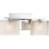 Quoizel Lighting Westcap 2 - Light Vanity in  Polished Chrome - 3 of 4
