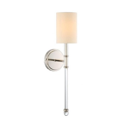 Savoy House Fremont 1 - Light Wall Light in  Polished Nickel