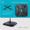 Home Zone Living 168lb Offset Cantilever Fillable Patio Umbrella Base Stand, 18in, Pole Holder, Water, Sand, Fits Poles Up to 1.9”(48mm) Diameter - 4 of 4