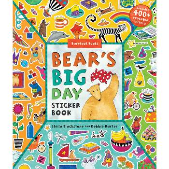 Bear's Big Day Sticker Book - (Barefoot Sticker Books) by  Stella Blackstone (Paperback)