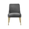 Meridian Furniture,Owen Velvet Dining Chair, Set of 2 - 3 of 4