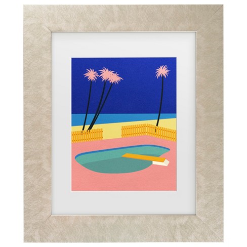 Trademark Fine Art - Rosi Feist  Malibu Beach Matted Framed Art - image 1 of 4