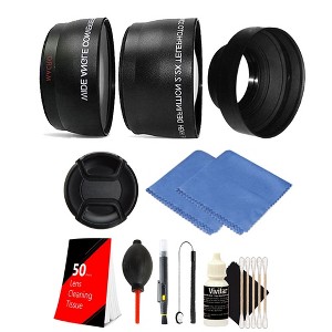 Vivitar 52mm Telephoto and Wide Angle Lens with Accessory Kit for Nikon DSLR Cameras - 1 of 4