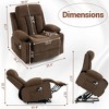 Bosmiller Power Lift Recliner Chair for Elderly, Electric Oversized Sofa, Vibration Massage & Heat, Cup Holder, USB Charge Port for Living Room - 2 of 4