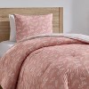 Nestl Modern Comforter Set, 3 Piece Botanical Bedding Set, Reversible Comforter Bed Set - 3 of 4
