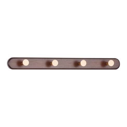 REGALWOVEN Entryway Bathroom Bedroom Metal Wood Coat Hat Hook Rack - image 1 of 4