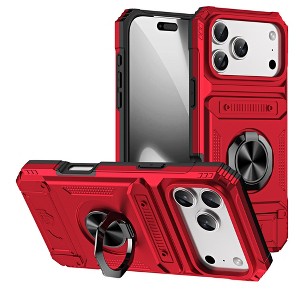 HTUTWOO iPhone 17/Pro/Pro Max/Air Cases Aluminum Alloy Heavy Duty Outdoor Protection Cover with Kickstand for iPhone 17/Pro/Pro Max/Air - 1 of 4