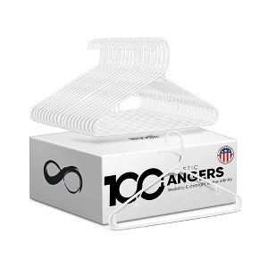 SereneLife Slim Plastic Hangers - 1 of 4