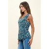 WEST K Women's Laura Sleeveless Surplice Knit Top - 2 of 4