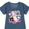 Girls' - LOL Surprise! - Cell Phone Chat Girls Graphic Short Sleeve Fleece Dress - 2 of 4