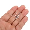 Unique Bargains Rhinestone Small Round Bulk Glass Spacer Beads for Jewelry Making 100 Pcs - 3 of 4
