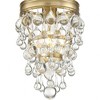 Crystorama Lighting Calypso 1 - Light Pendant in  Vibrant Gold - 4 of 4