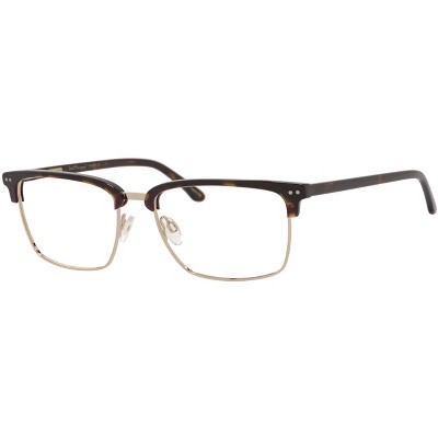 Ernest Hemingway H4850 Designer Acetate Eye Glasses Frame in Gloss Black Silver/Demo Lens 143mm Frame/58mm Lens Width