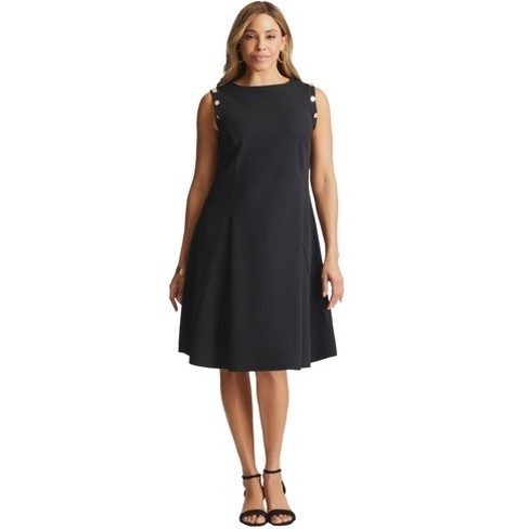 Jessica London Women s Plus Size Sleeveless Crepe Dress Target