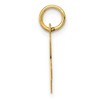 Black Bow Jewelry 14k Yellow Gold Ella Collection Small Fancy Script Initial Pendant A-W - 2 of 4