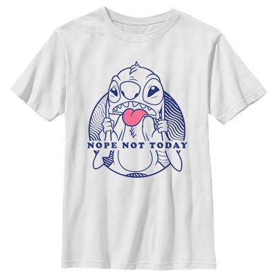 Boy's Lilo & Stitch Nope Not Today Angry Stitch T-shirt : Target