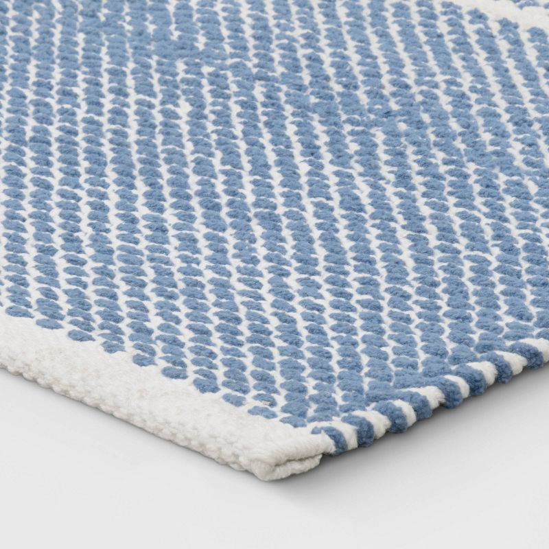 Patterned Accent Kids&#39; Rug Blue/White - Pillowfort&#8482;, 4 of 6