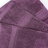 Luxury Cotton Heavyweight Ultra-Plush Bath Towel Set of 4 by Blue Nile Mills - 4 of 4