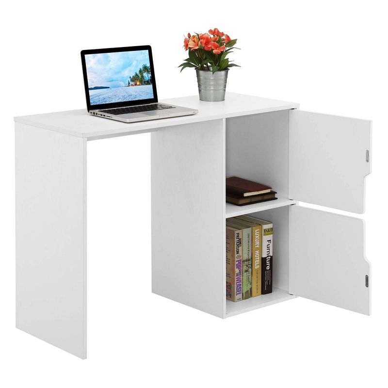 Designs2Go Student Desk with Storage Cabinets - Breighton Home, 5 of 9