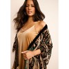 Roaman's Burnout Velvet Fringed Duster - 3 of 3