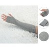 INSPIRE CHIC Women's Elbow Length Stretchy Thumbhole Arm Warmer Fingerless Gloves - 2 of 4
