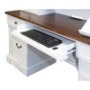 70" Durham Credenza White - Martin Furniture: Executive Office Desk with Enclosed Storage, File Drawer, No Assembly Required - image 3 of 4