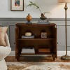 Okak 65/34" Modern Buffet Cabinet with Storage,Fluted Sideboard Console Table with Adjustable Shelves for Entryway/Kitchen/Dining Room - 2 of 4