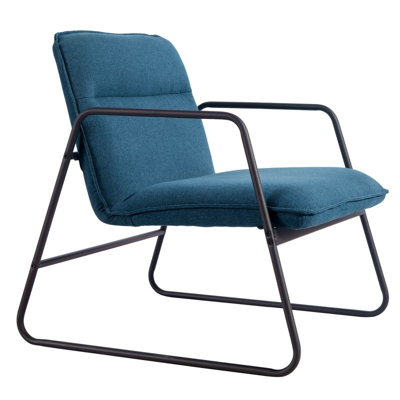 Neutypechic Modern Linen Upholstered Accent Chair Loveseat Sofa, 3 of 7