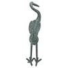 Design Toscano Medium Bronze Crane: Curved Neck - 2 of 4