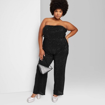 Plus size cheap sequin jumpsuit 3x